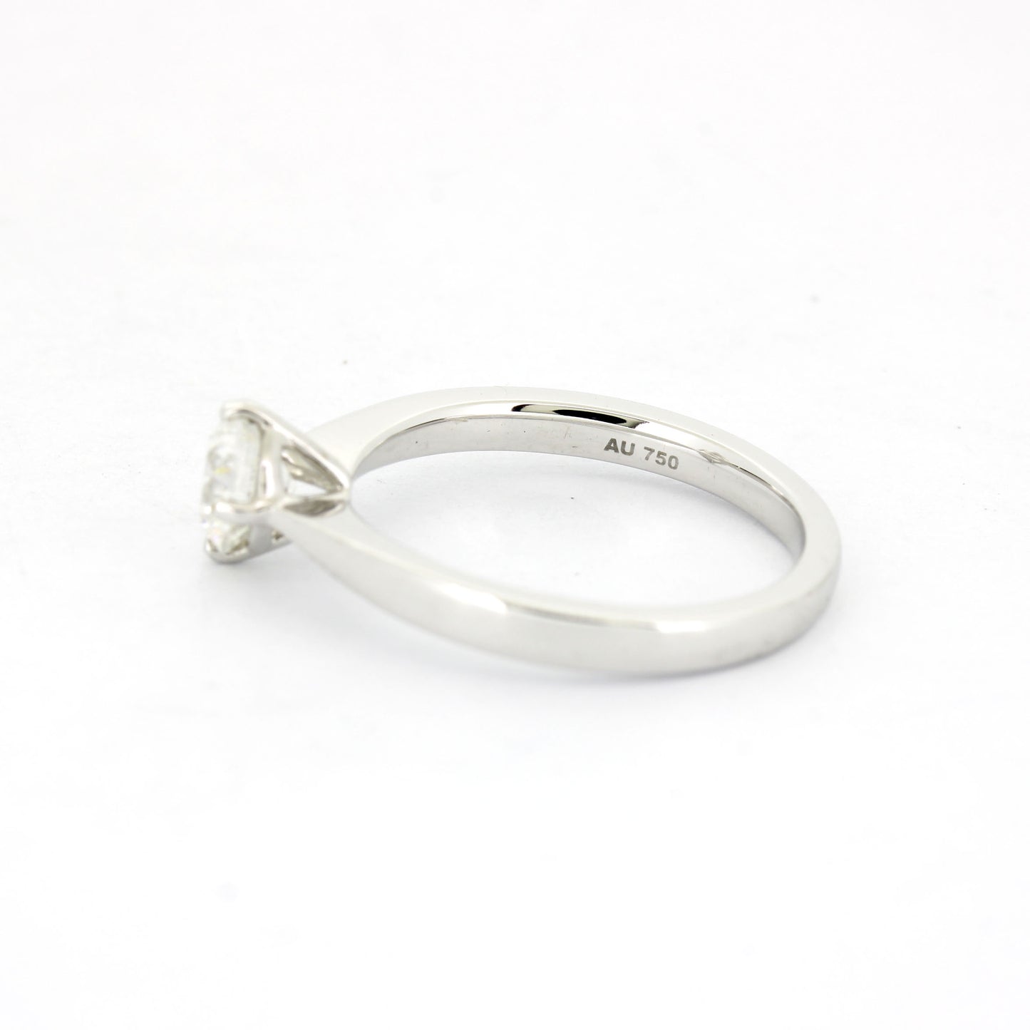 GIA Solitär Brillant Ring 585 Weißgold 14 Kt 0,61 ct E VVS1 - Wert 3800,-