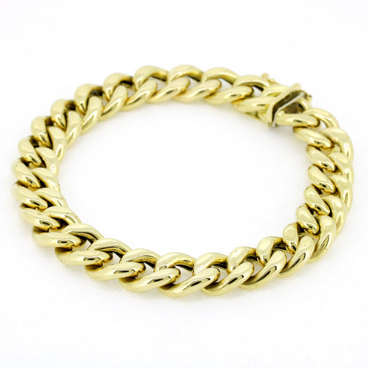 Armband 585 Gold Panzerarmband 14 Karat Gelbgold 20 cm - Wert 6600,-