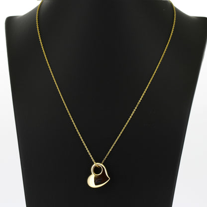 Kette mit Herz Anhänger 333 Gold 8 kt - 44 cm lang - Wert 300,-