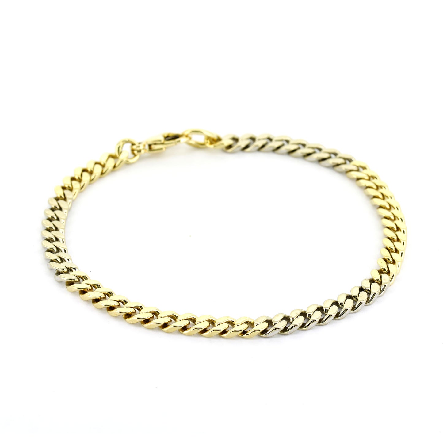 Panzerarmband 585 Gold 14 kt – 20 cm – Breite 4,7 mm - Wert 2400,-