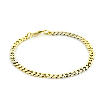 Panzerarmband 585 Gold 14 kt – 20 cm – Breite 4,7 mm - Wert 2400,-