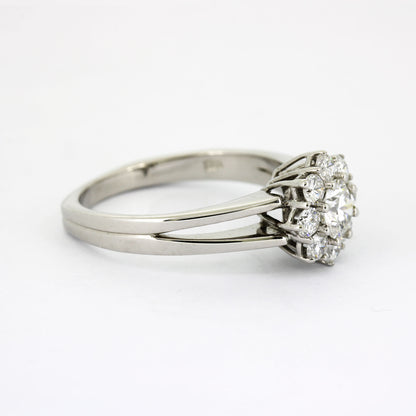 Brillant Ring 585 Gold 1,24 ct TW/ VVS1 - G62