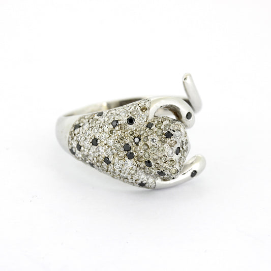 Ring 585 Gold 14 kt - 1,40 ct Diamanten - Wert 3000,-