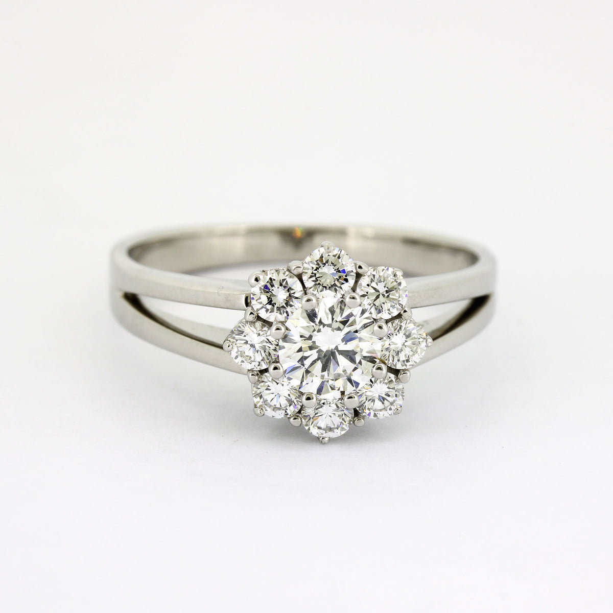 Brillant Ring 585 Gold 1,24 ct TW/ VVS1 - G62