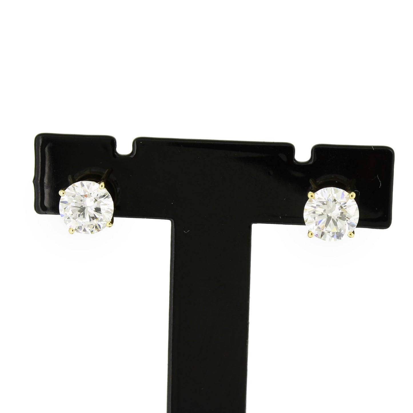 Ohrringe Stecker 585 Gold 14 kt Gelbgold - Brillanten ca. 1,50 ct