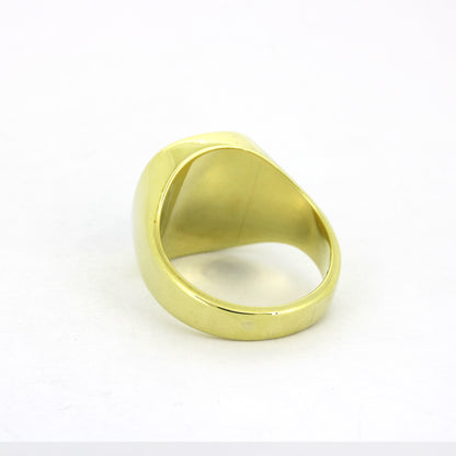 Siegel Ring 585 Gold 14 kt - Onyx - Wert 2450,-