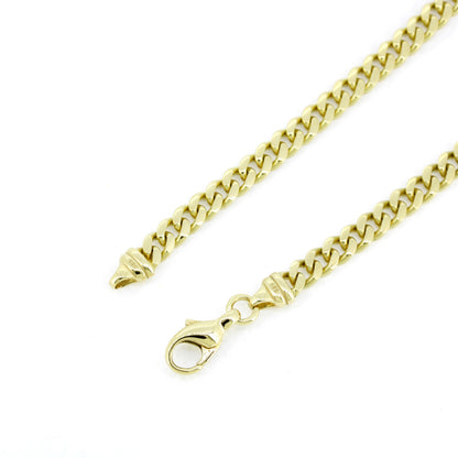 Kette 585 Gold Panzerkette 14 Karat Gelbgold 44 cm - 4,7mm Breit - Wert 7270,-