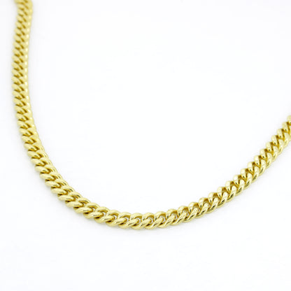 Panzerkette 585 Gold Kette 14 Karat Gelbgold 40 cm lang