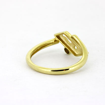 Ring 375 Gold 10 kt Gelbgold - Zirkonia- Wert 380,-