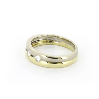 Ring 585 Gold 14 kt – Brillant ca. 0,20 ct G/VS – Ringgröße 56