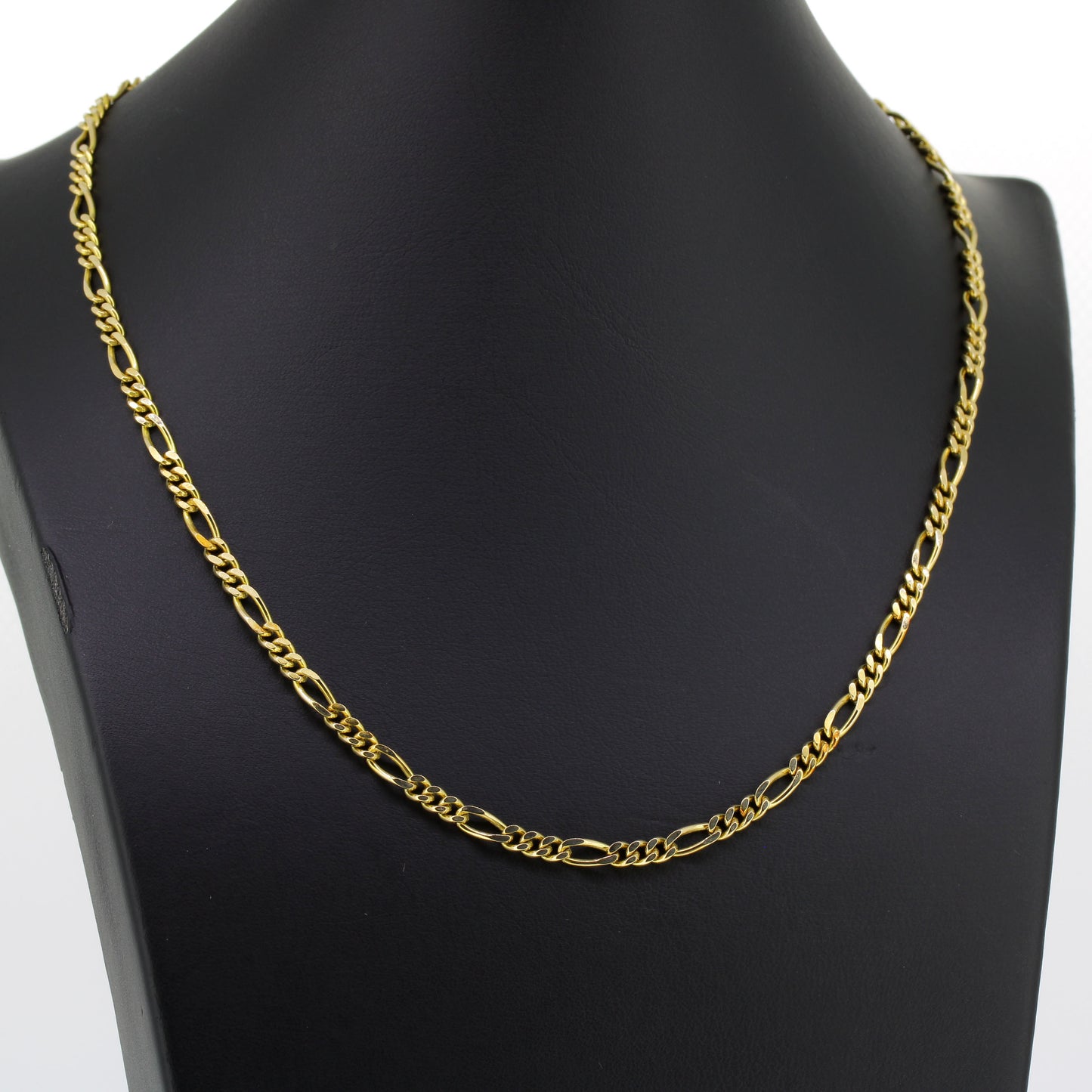 Kette 333 Gold Figaro 8 Karat Gelbgold 43 cm lang