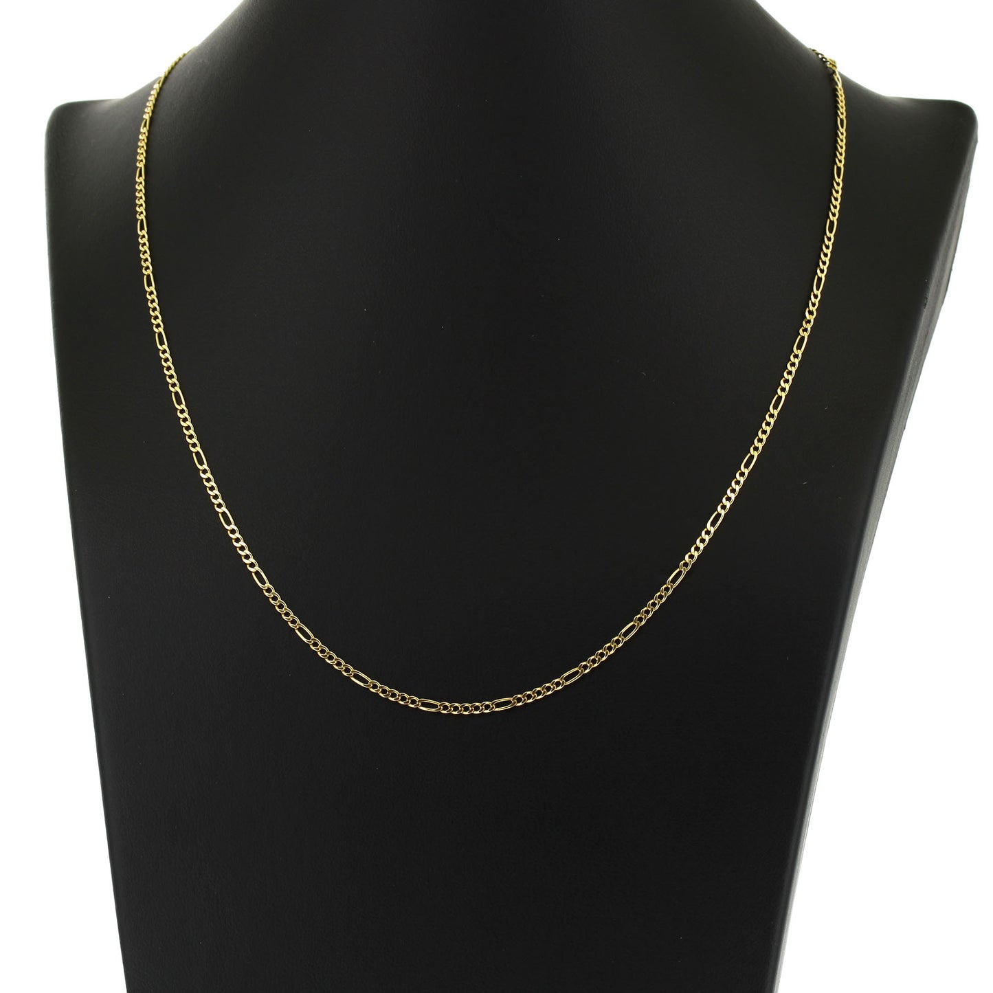 Figaro Kette 585 Gold 14 kt Gelbgold - 44 cm lang - Wert 550 ,-