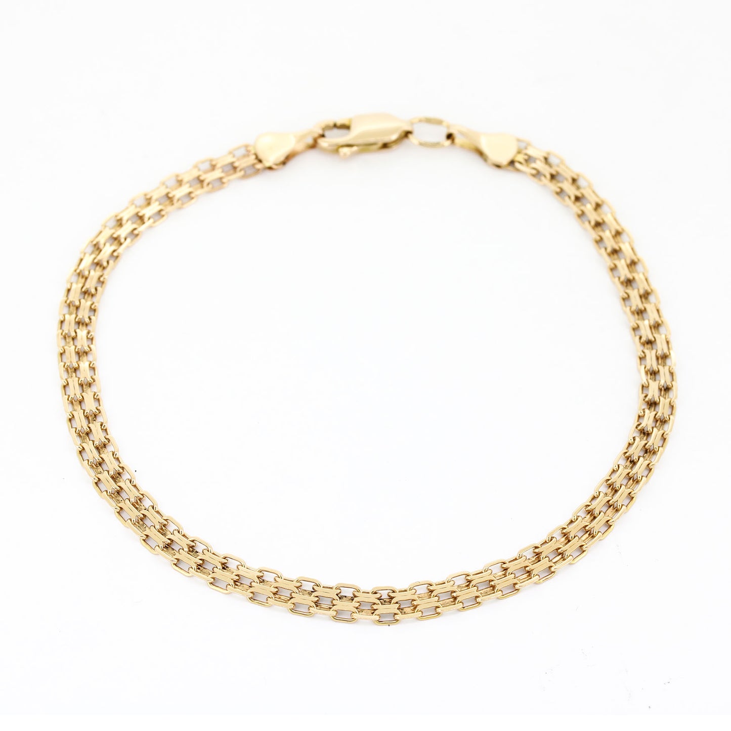 Armband 585 Rotgold – 21 cm – Breite 4,3 mm – 4,74 g