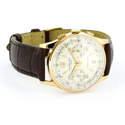 Formida Armbanduhr 750 Gelbgold 18 kt  Handaufzug- Chronograph