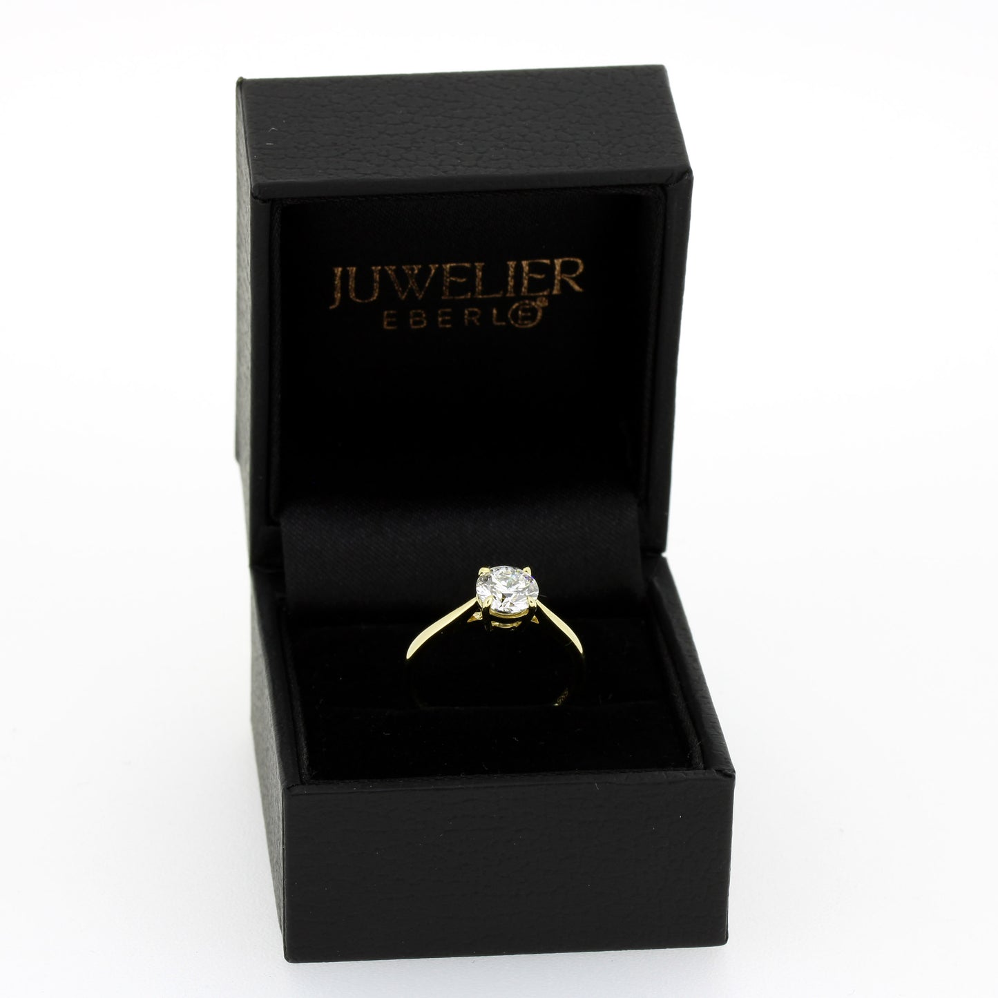Ring 585 Gold 14 Kt - 1,04 ct CVD Diamant E/VS1 – Neu – IGI Zertifikat