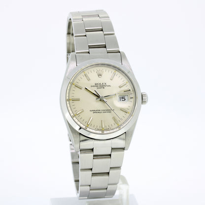 Rolex Oyster Perpetual Date Stahl - 34 mm - Ref 15000 - Automatik