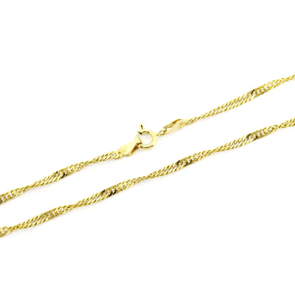 Kette 750 Gold 18 kt Gelbgold - 50 cm lang - Wert 1470,-