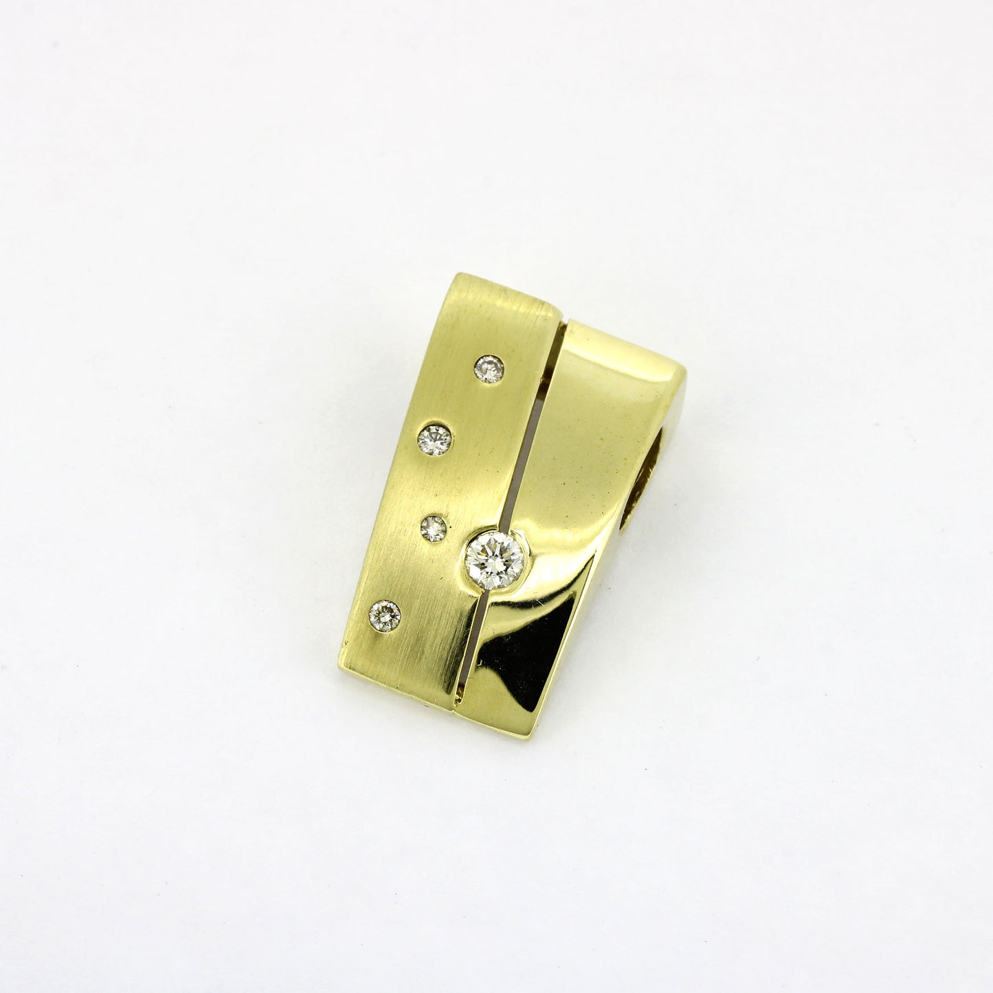 Anhänger 585 Gold 14 Kt Gelbgold - Brillanten 0,20 ct - Wert 1250,-