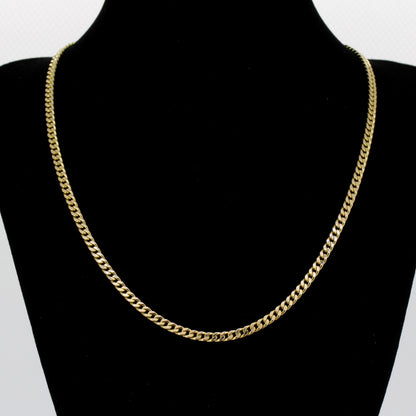 Kette 585 Gold Panzerkette 14 Karat Gelbgold 45 cm - Wert 2100,-