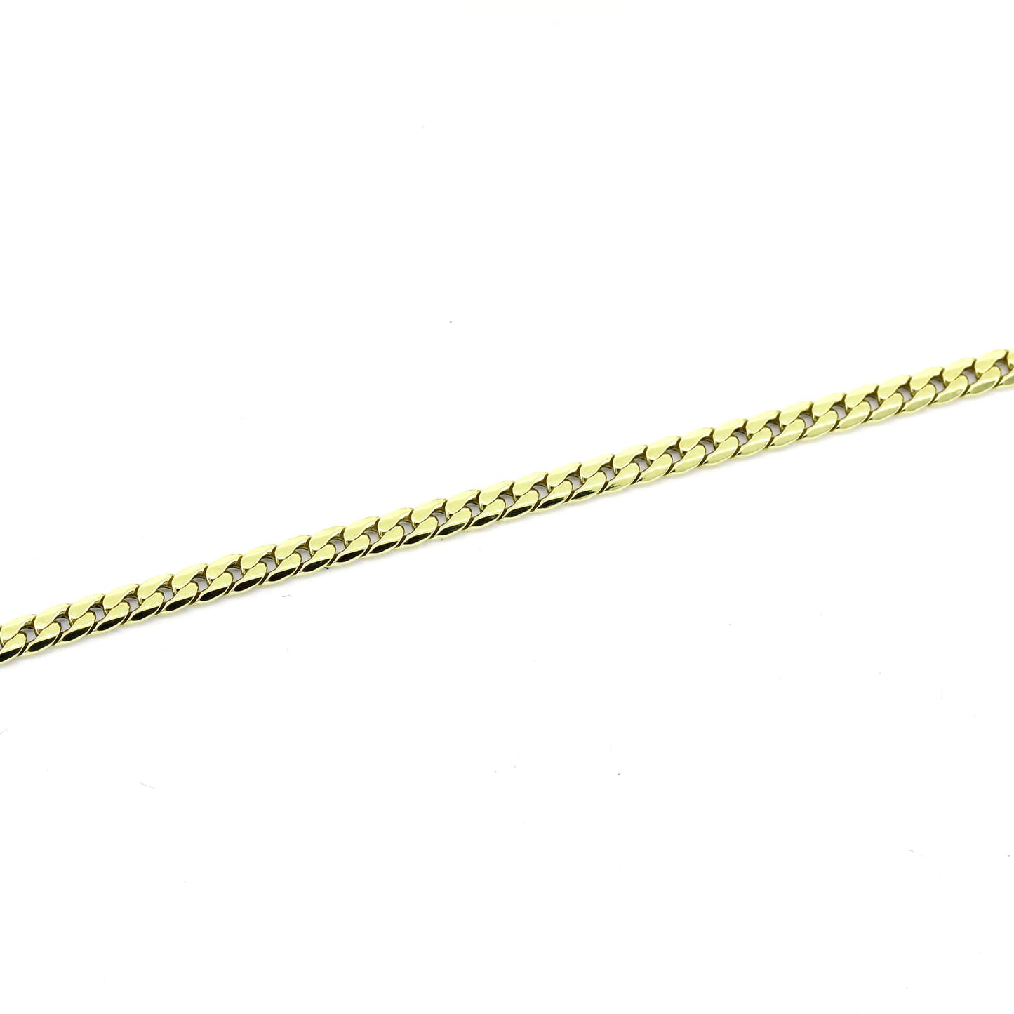 Kette 585 Gold 14 kt Gelbgold - 47 cm lang -  Breite 3,3 mm