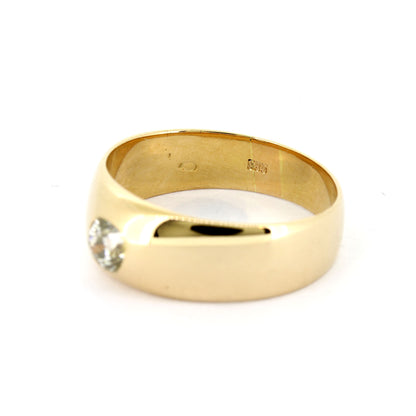 Ring 585 Gold 14 kt Rotgold - 0,35 ct Brillanten W/SI - Wert 1760,-