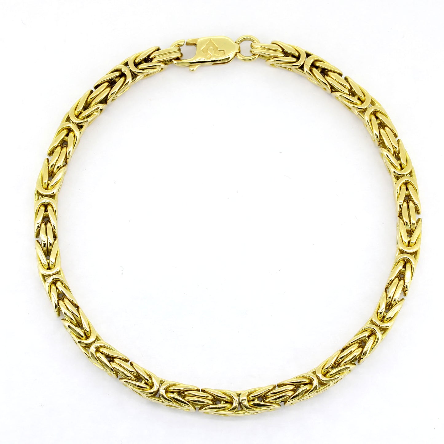 Königsketten Armband 750 Gold 18 Kt - 4,5mm - Länge 21,5 cm - Wert 5100,-