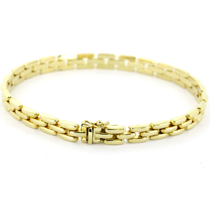 Armband 585 Gold 14 Kt Gelbgold - 20 cm lang - Wert 2200,-