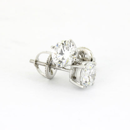 Brillant Stecker 585 Gold 14 kt Weißgold Diamant ca. 1,50 ct