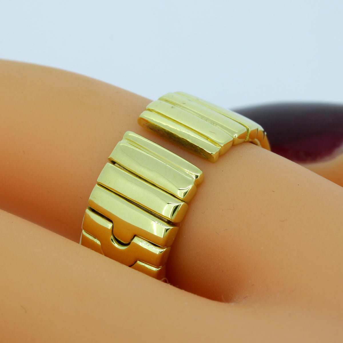 Ring 750 Gold 18 Karat Bicolor Smaragd, Diamanten 0,30 ct - Wert 4600,-