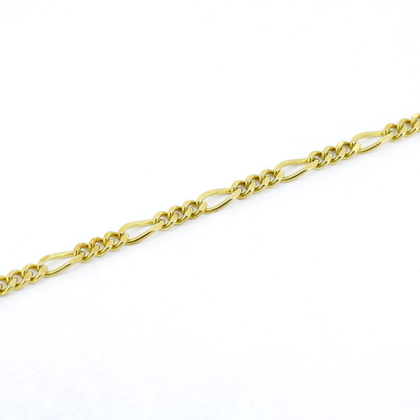 Kette 333 Gold Figaro 8 Karat Gelbgold 43 cm lang