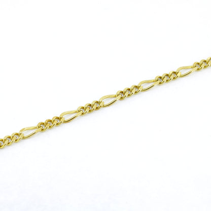 Kette 333 Gold Figaro 8 Karat Gelbgold 43 cm lang