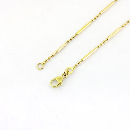 Kette mit Anhänger - 333 & 585 Gelbgold - Saphir & Zirkonia - Wert 780,-