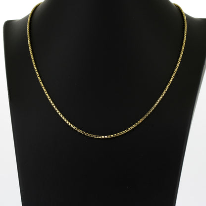 Kette 333 Gold Gelbgold - 42 cm lang 8 kt Venizianerkette - Wert 1020,-