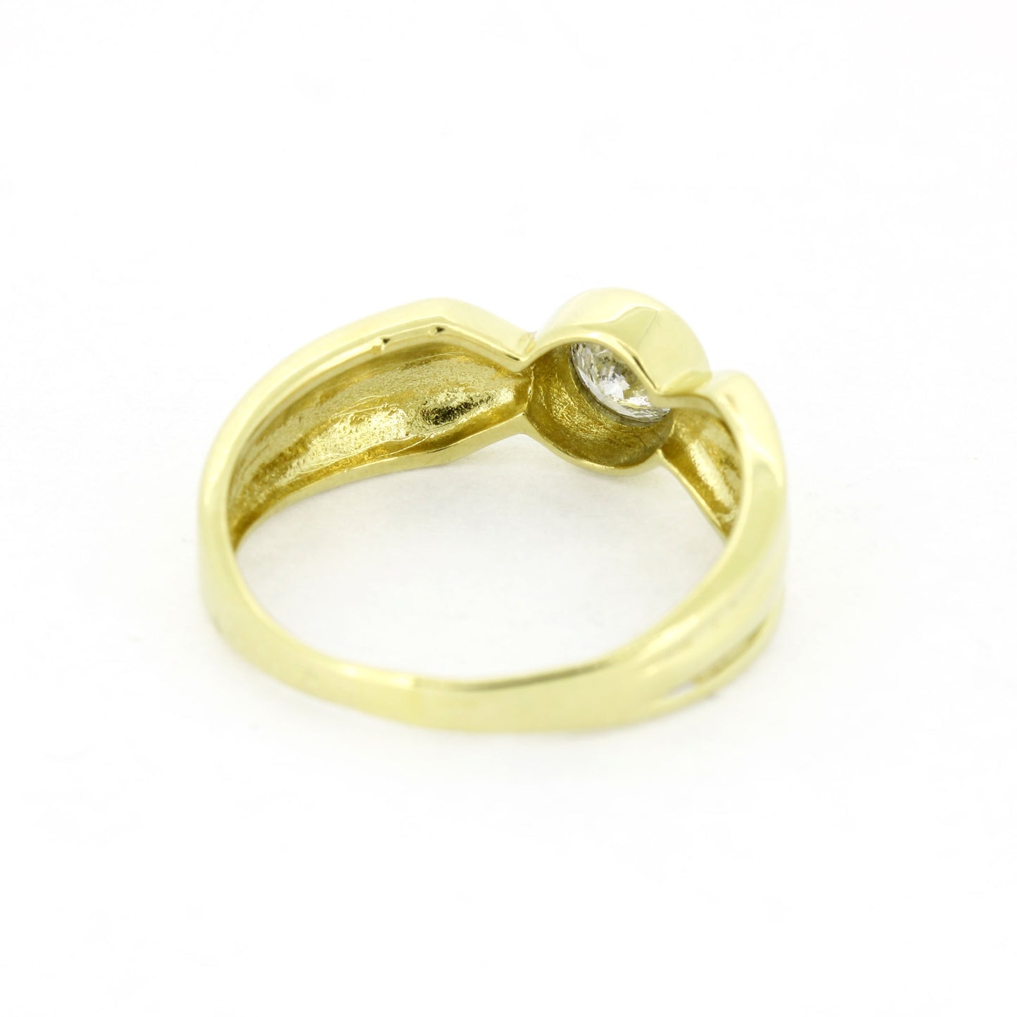 Solitär Ring 750 Gold 18 Kt - Brillanten 0,50 ct - Wert 1100,-