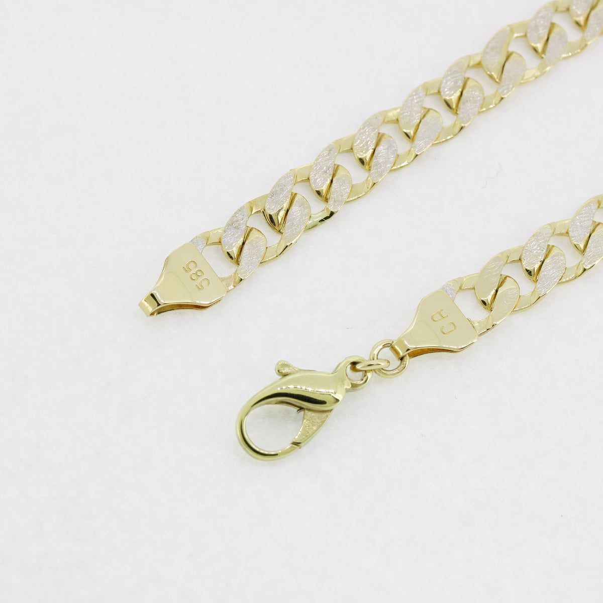 Armband 585 Gold 14 Karat Bicolor 21 cm - Wert 2200,-