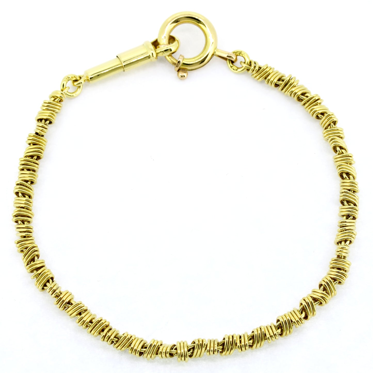 Armband 750 Gold 18 Karat Gelbgold 21,5 cm lang