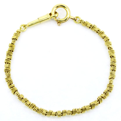 Armband 750 Gold 18 Karat Gelbgold 21,5 cm lang