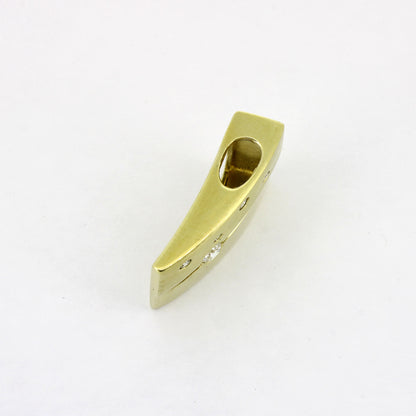 Anhänger 585 Gold 14 Kt Gelbgold - Brillanten 0,20 ct - Wert 1250,-