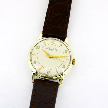 Orator Uhr Automatik 585 Gold 14 kt Gelbgold Herrenuhr