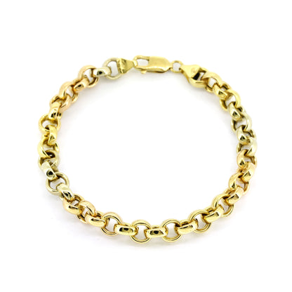 Armband 750 Gold 18 Kt - tricolor 20 cm lang - Wert 2100,-