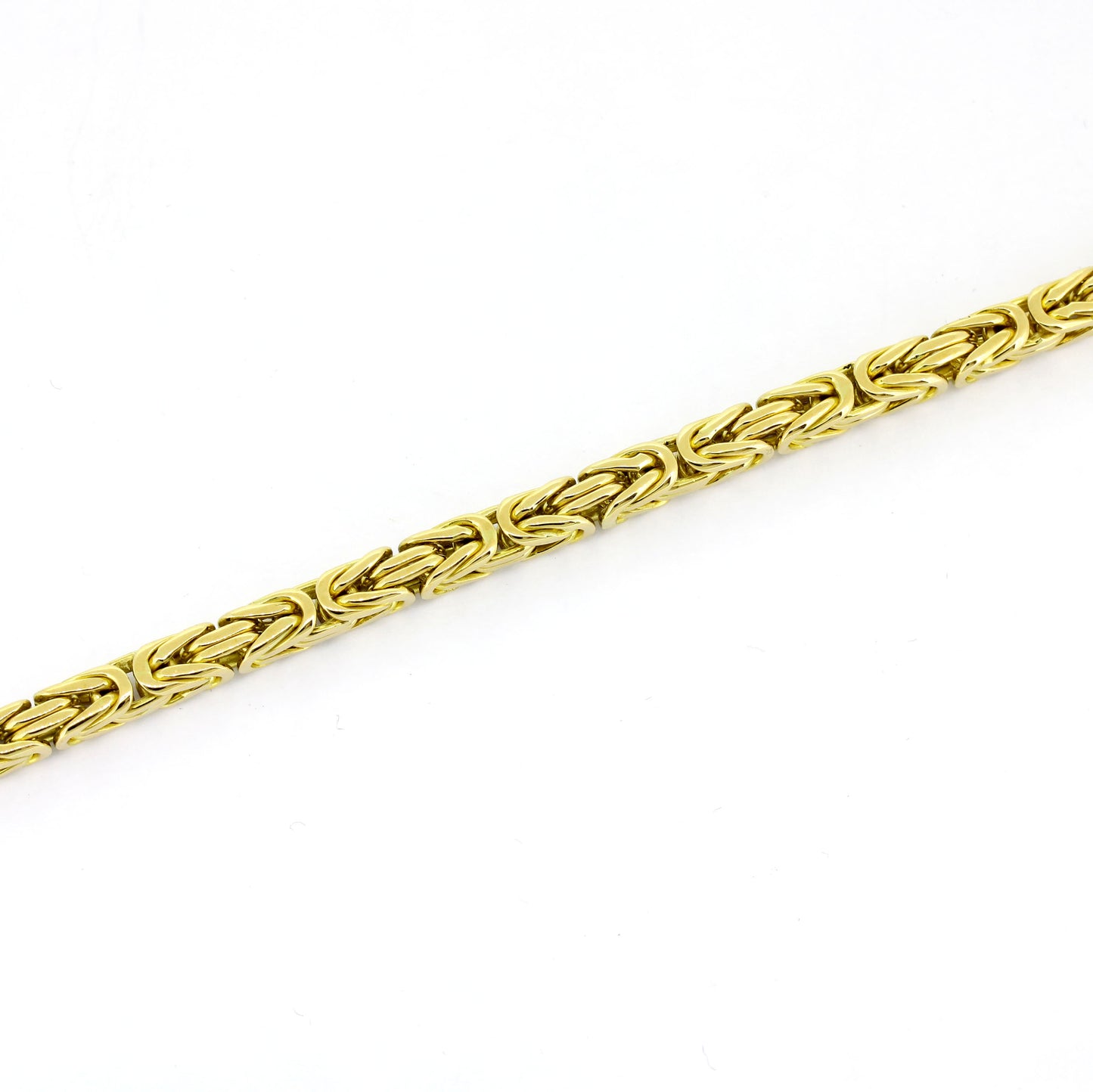 Königsketten Armband 750 Gold 18 Kt - 4,5mm - Länge 21,5 cm - Wert 5100,-