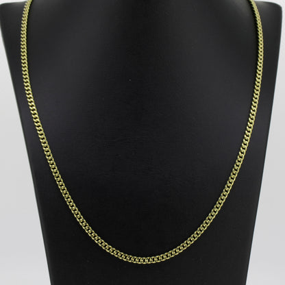 Kette 585 Gold Panzerkette 14 Karat Gelbgold 54 cm - Wert 5000,-