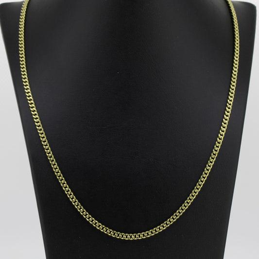 Kette 585 Gold Panzerkette 14 Karat Gelbgold 54 cm - Wert 5000,-