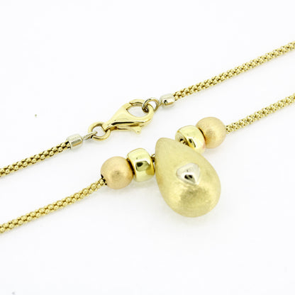 Collier 585 Gold 14 Karat Gelbgold 45 cm