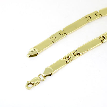 Armband 585 Gold 14 Kt - 18,5 cm lang - 4,5 mm breit - Wert 1150,-