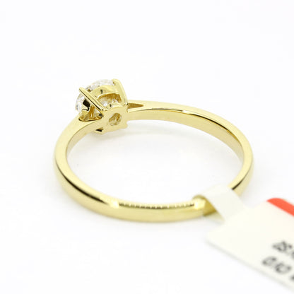 Ring 585 Gold 14 Kt Gelbgold 0,50 ct Diamant Lab Grown CVD