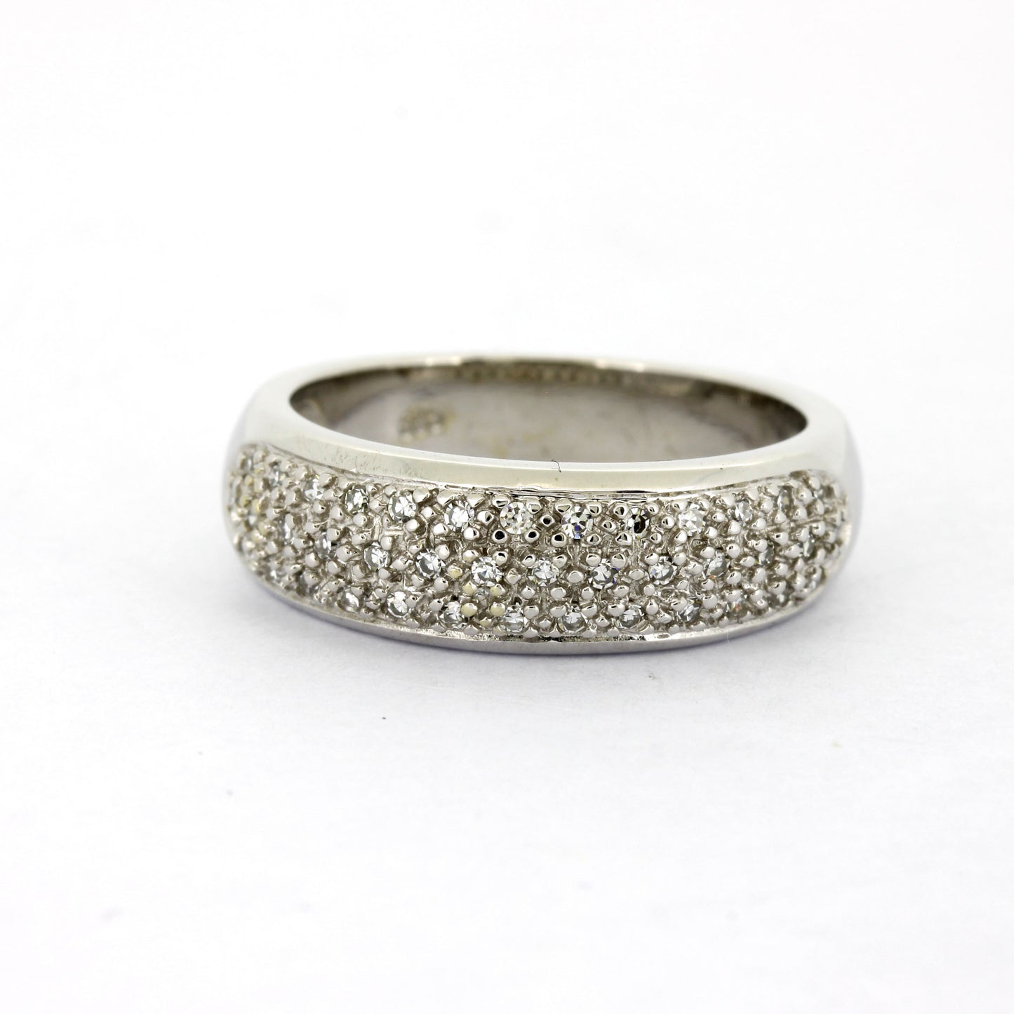 Diamant Ring 585 Gold 14 kt Weißgold ca. 0,40 ct - Wert 1500,-