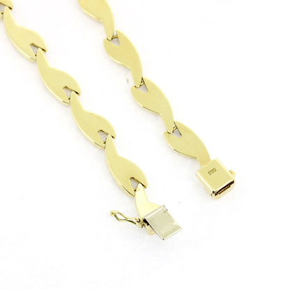 Collier 585 Gold 14 Kt Kette Gelbgold - Länge: 41 cm - Wert 2380,-