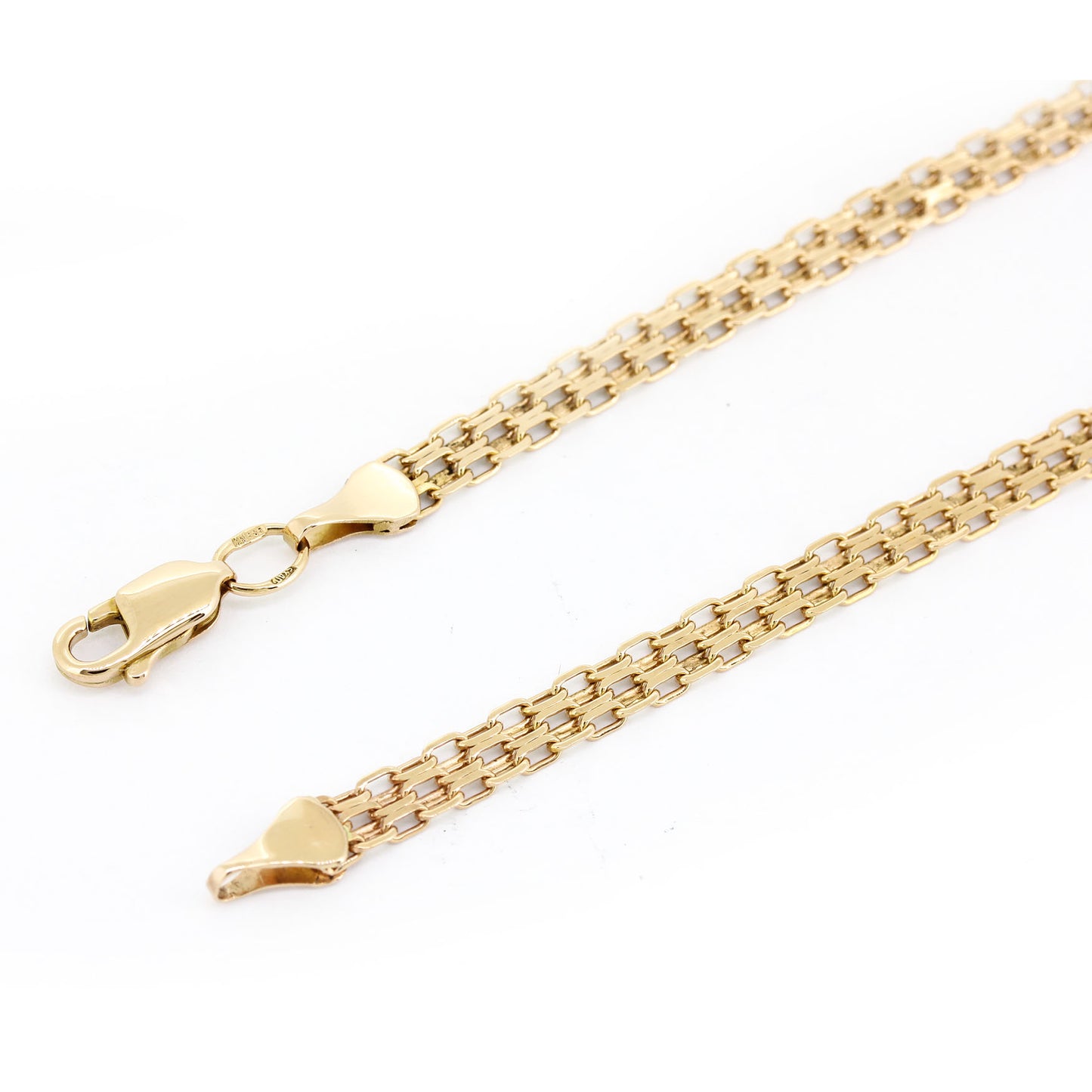 Armband 585 Rotgold – 21 cm – Breite 4,3 mm – 4,74 g