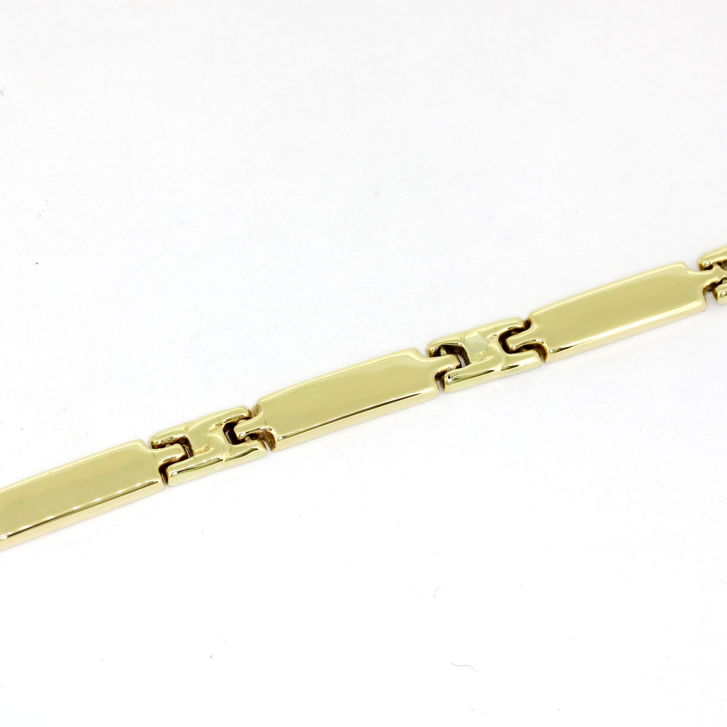 Armband 585 Gold 14 Kt - 18,5 cm lang - 4,5 mm breit - Wert 1150,-